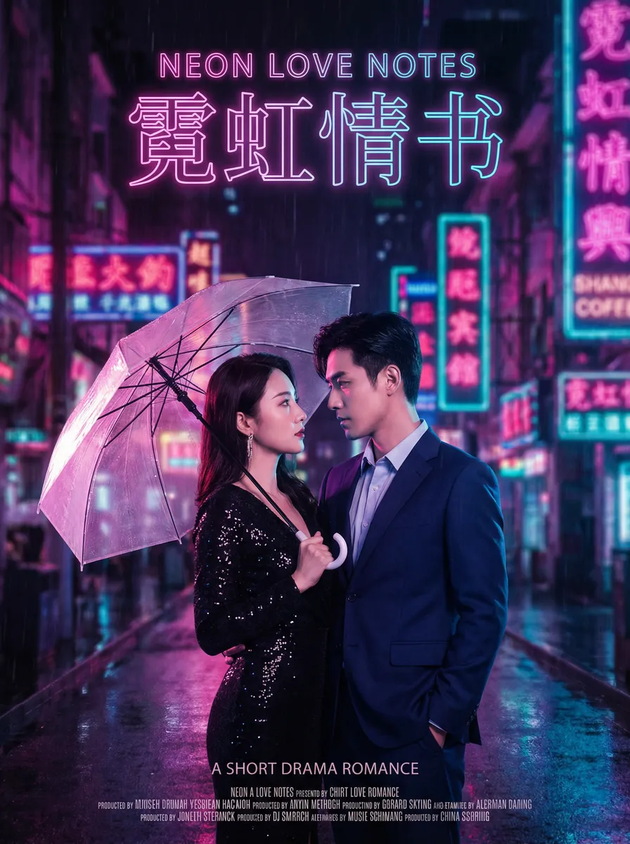 四人餐桌 电影 热播都市爱情短剧 - 霓虹情书海报